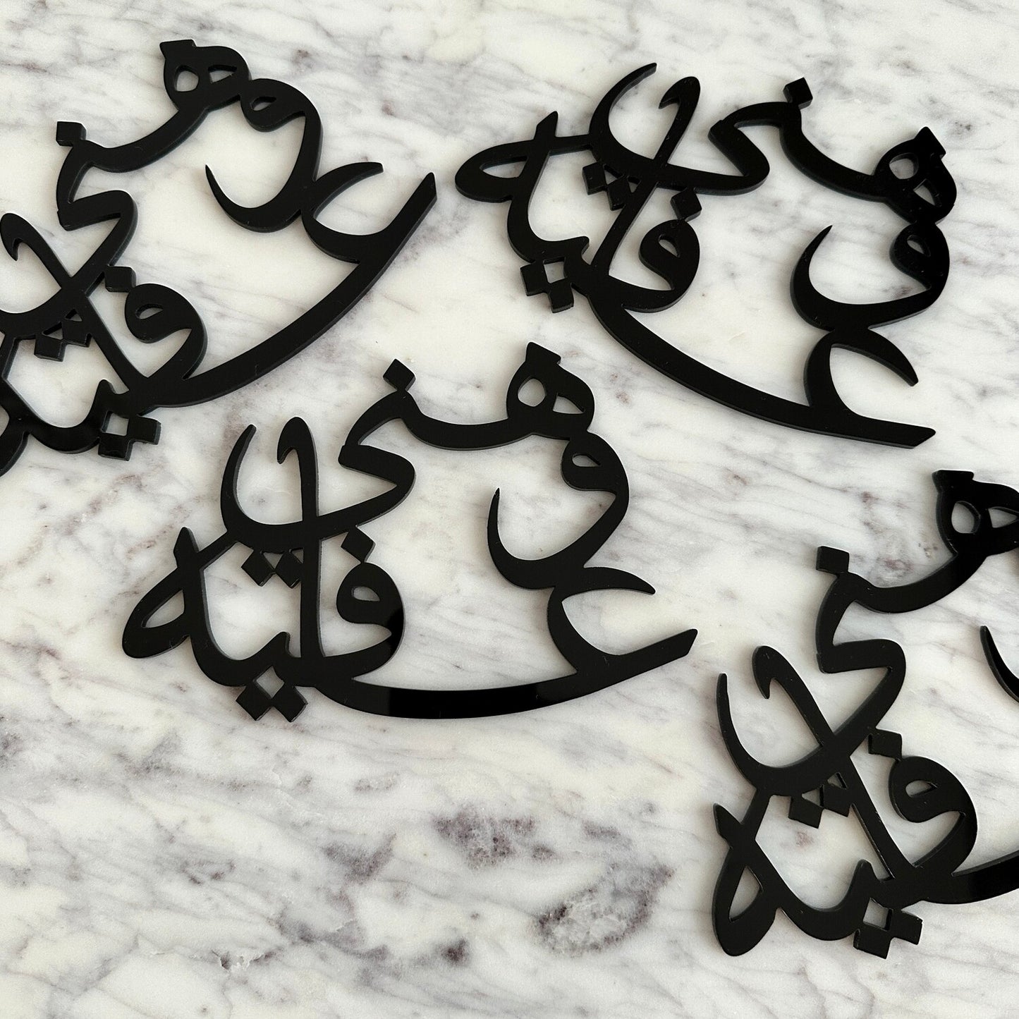 بطاقات اكريليك للاطباق - هني وعافيه