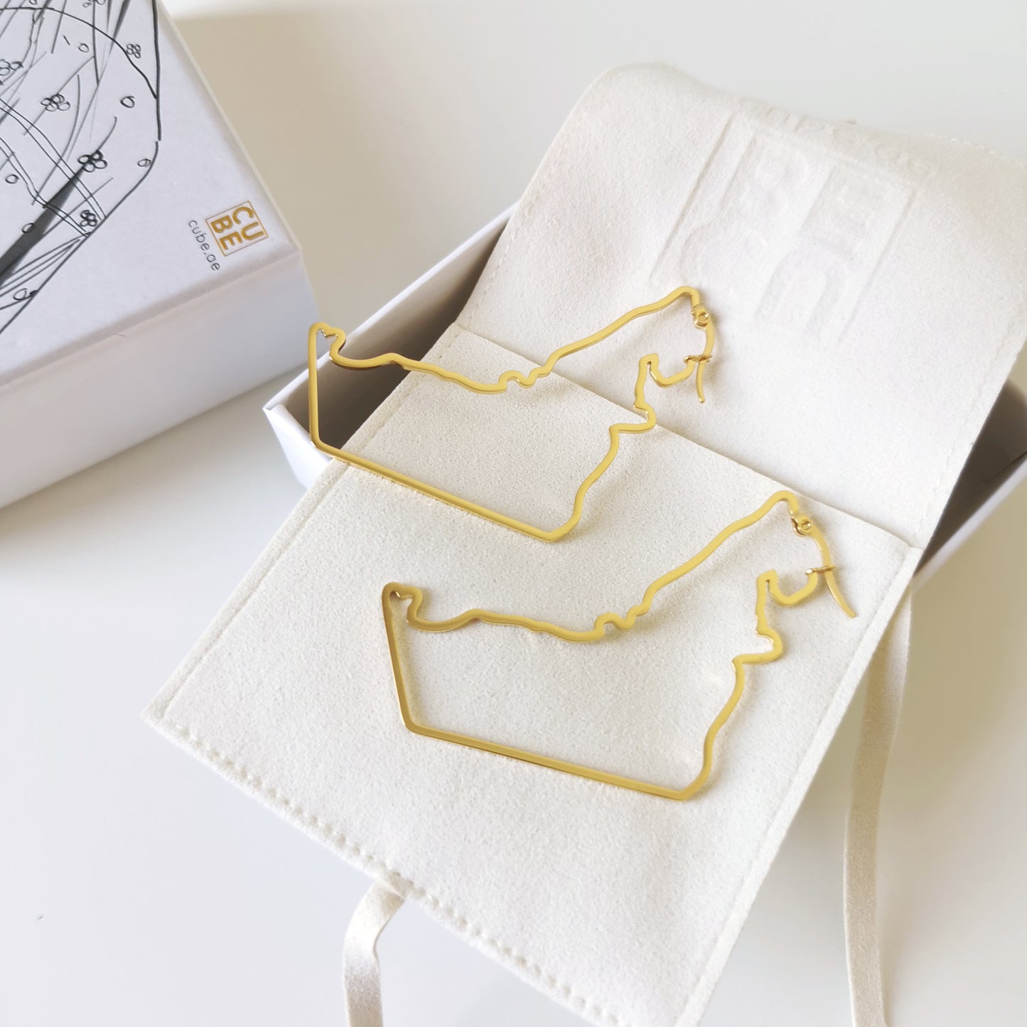 اقراط - خريطة الامارات